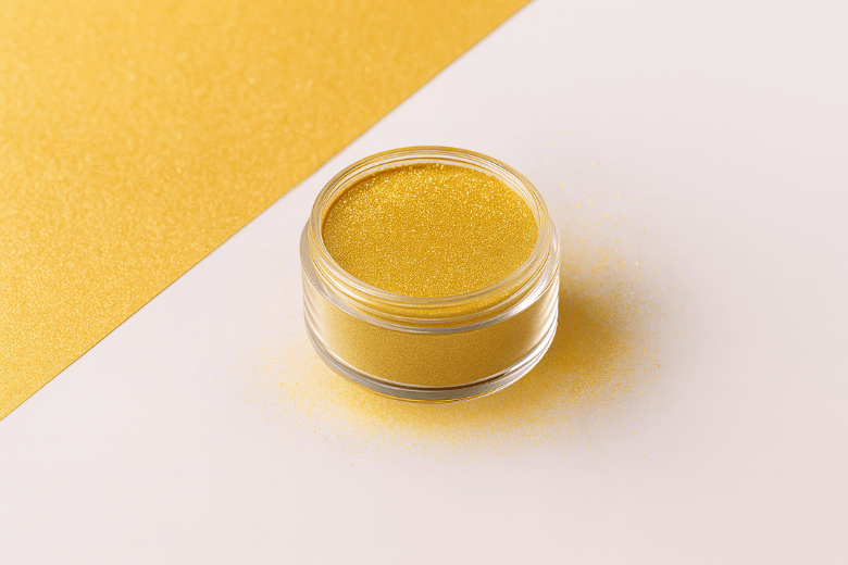 Instant Bougies Poudre de Mica Or brillant, 25 gr