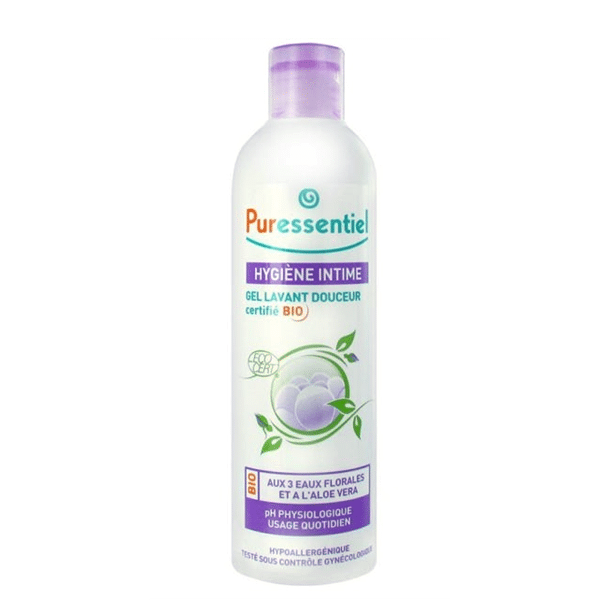 Puressentiel Hygiène intime gel lavant douceur Certifié Bio, 200ml ou 500ml