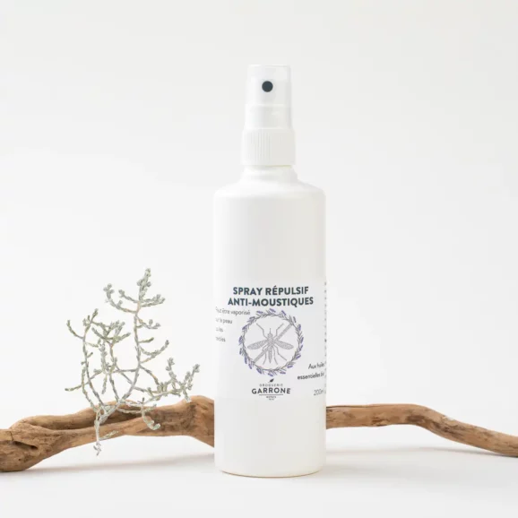 Spray répulsif ANTI-MOUSTIQUES maison, aux huiles essentielles, 100 ml ou 200 ml
