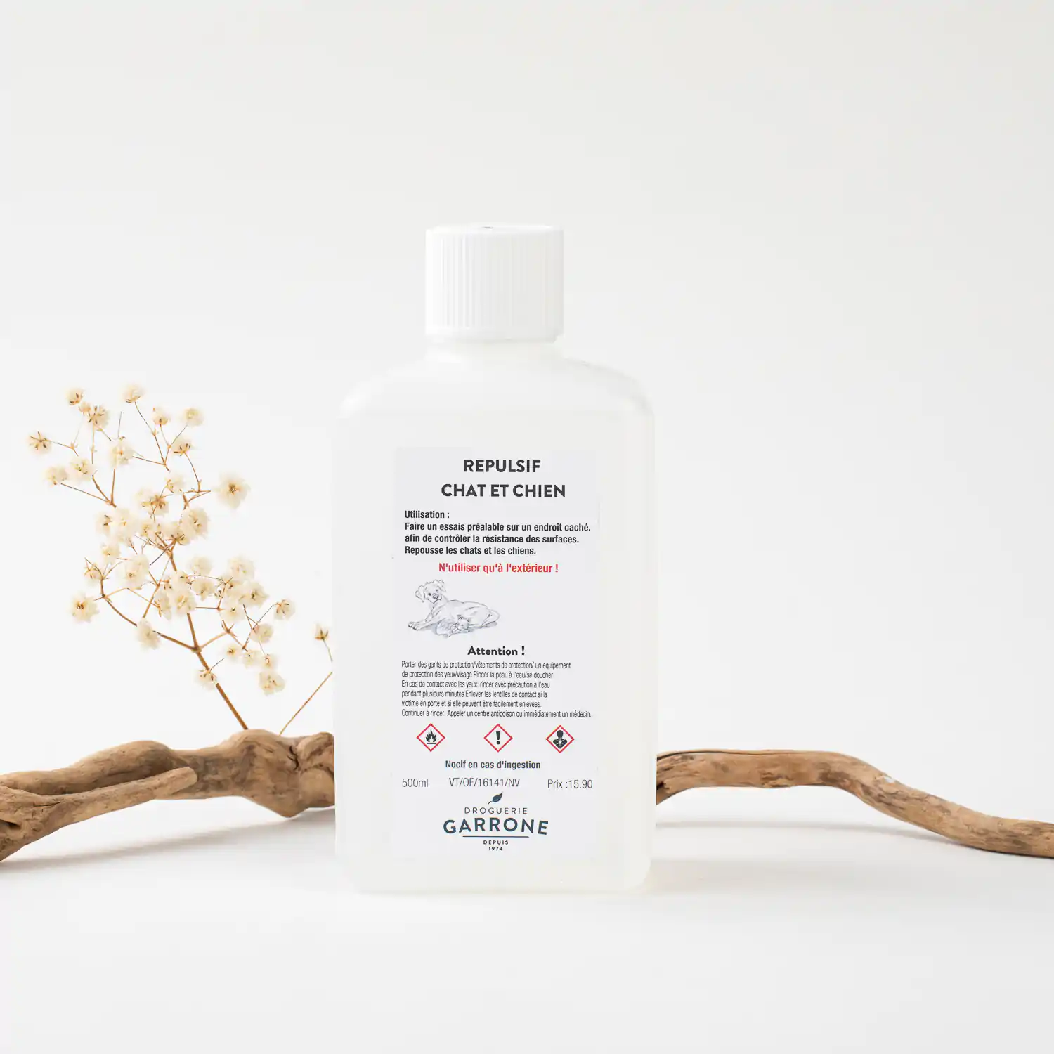 Répulsif chat et chien, spray 500ml ou recharge – Image 2