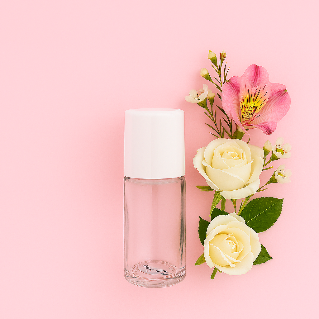 Roll-on, flacon en verre neutre, 50ml