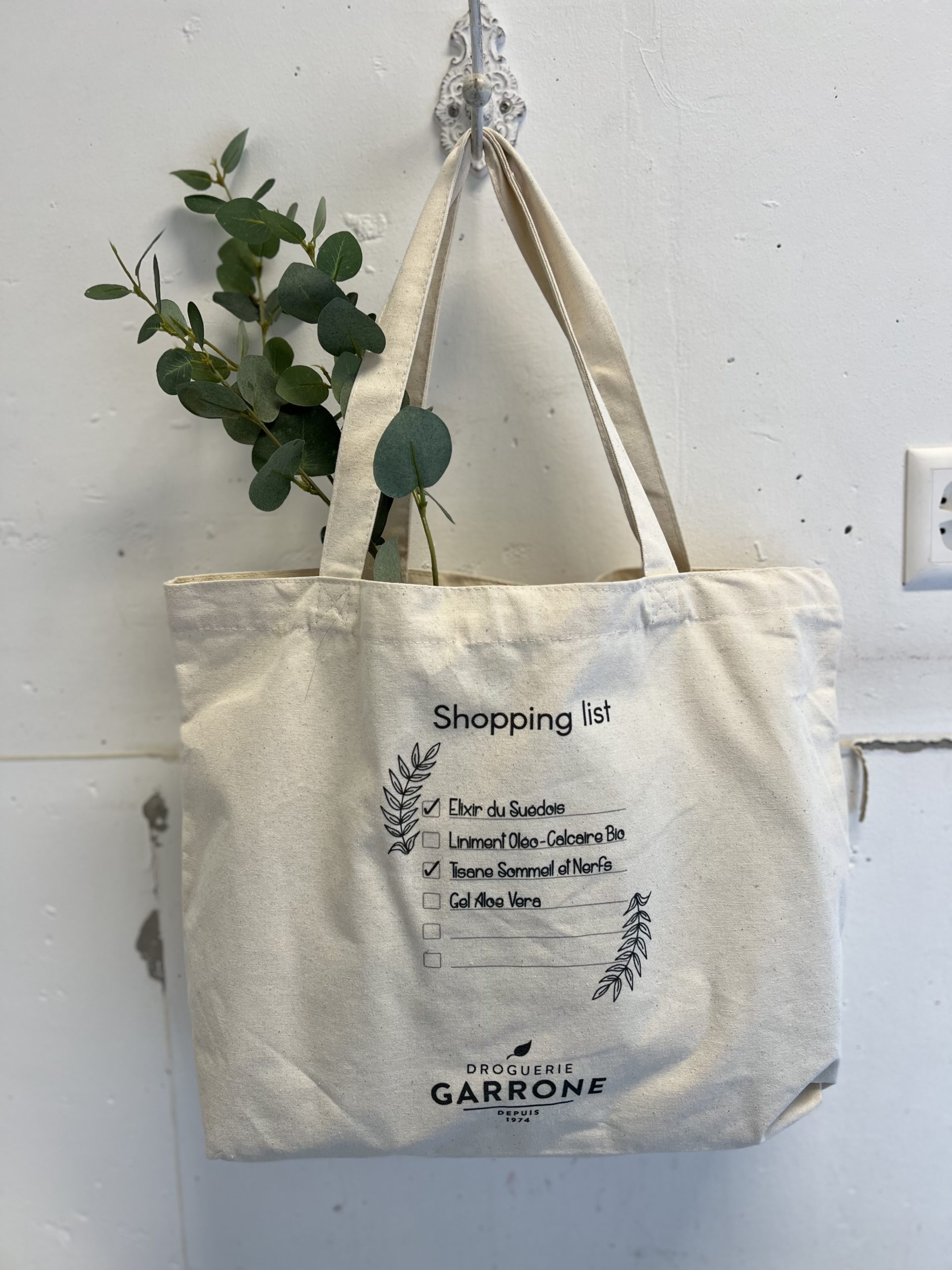 Le Sac en Tissu Droguerie Garrone par Lilie Design – Image 3