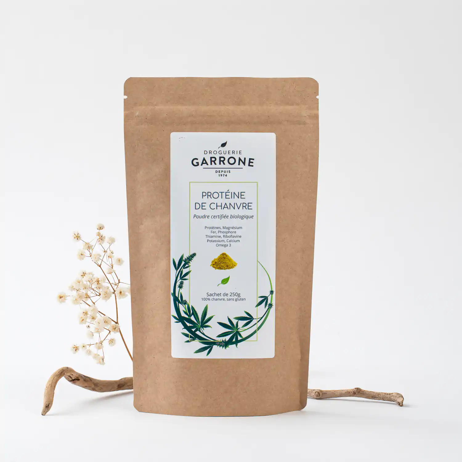 Protéine de Chanvre, 250g