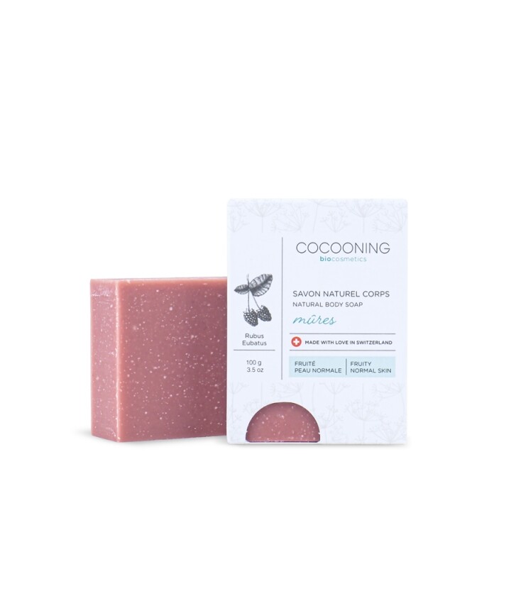 Cocooning - Savon corps "Mûres", 100gr