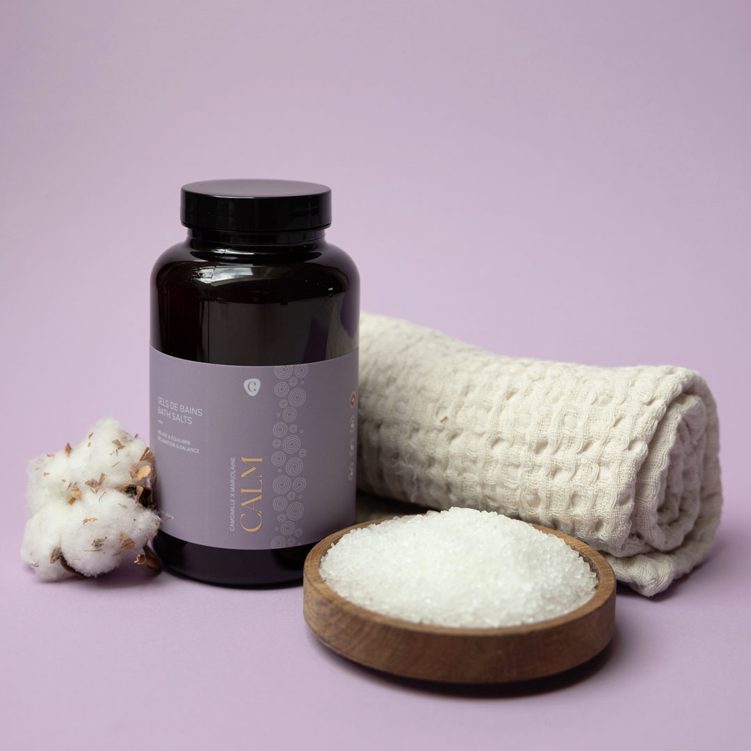 COCOONING, Sels de Bain CALM, Relaxe et Equilibre, 500ml