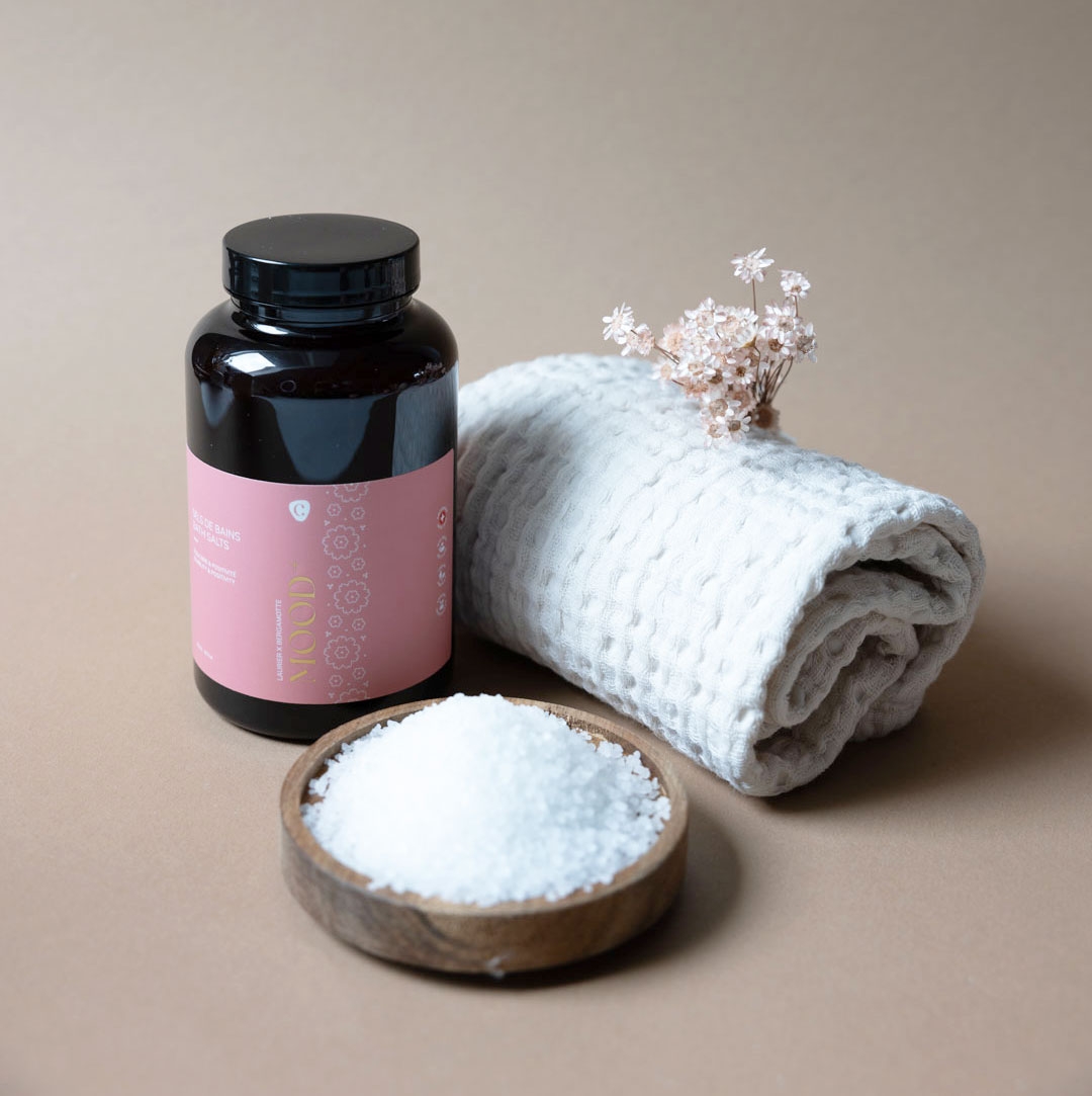 COCOONING, Sels de Bain MOOD+, Equilibre et Positivité, 500ml