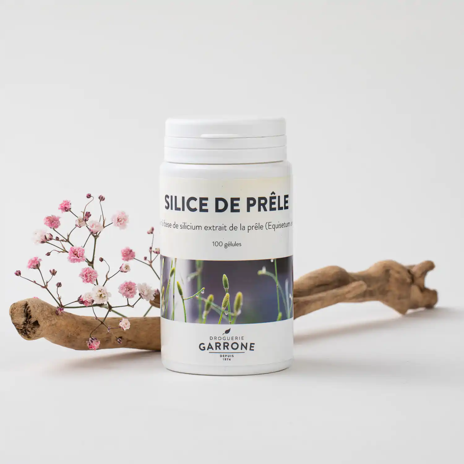 Silice de prêle, 100 gélules