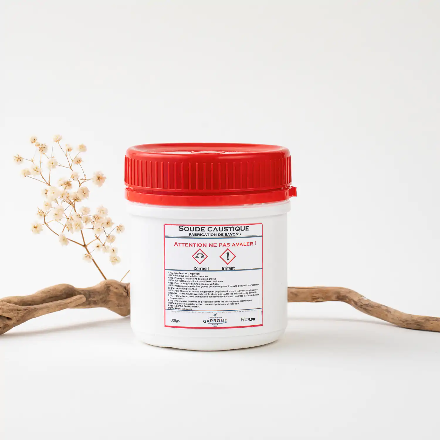 Soude caustique (hydroxyde de sodium), 500 g ou 1 kg – Image 2