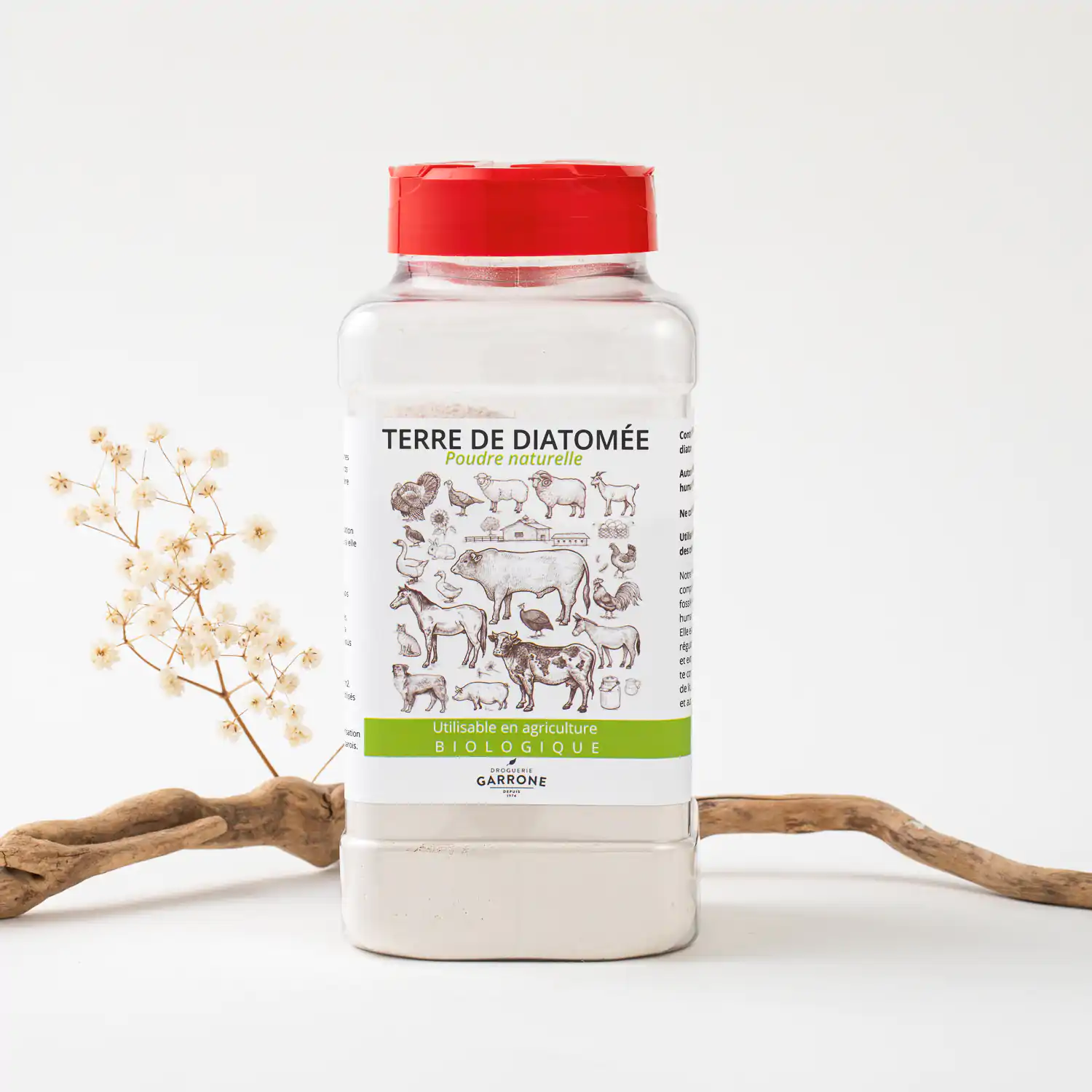 Terre de Diatomée, Poudre Insecticide 400gr