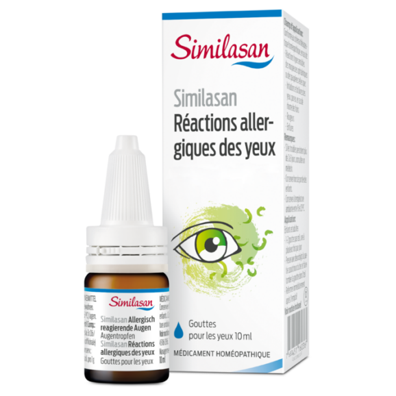 SIMILASAN Réactions allergiques des yeux, Gouttes 10 ml ou 20 Monodoses