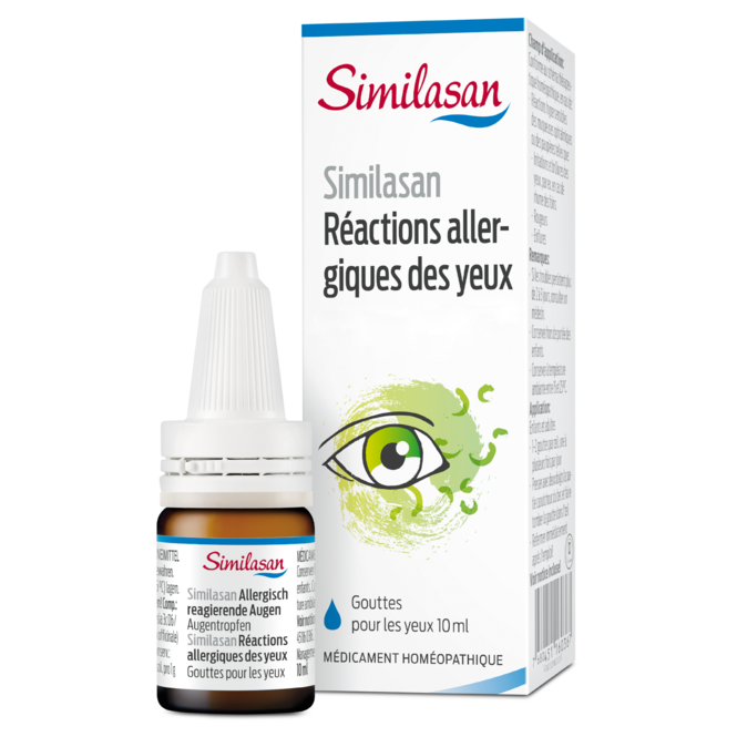 SIMILASAN Réactions allergiques des yeux, Gouttes 10 ml ou 20 Monodoses