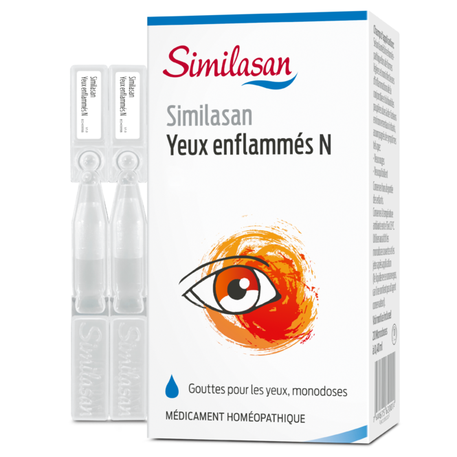 SIMILASAN, Yeux enflammés, Gouttes 10 ml ou 20 Monodoses – Image 2