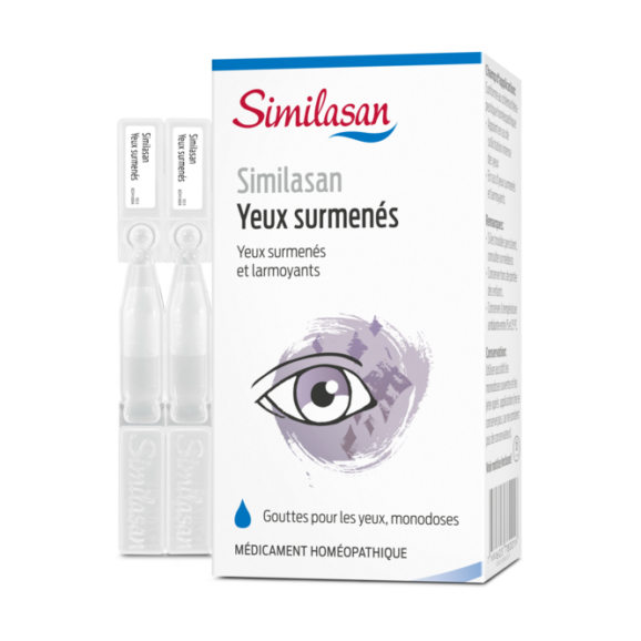 SIMILASAN Yeux surmenés, Gouttes 10 ml ou 20 Monodoses – Image 2