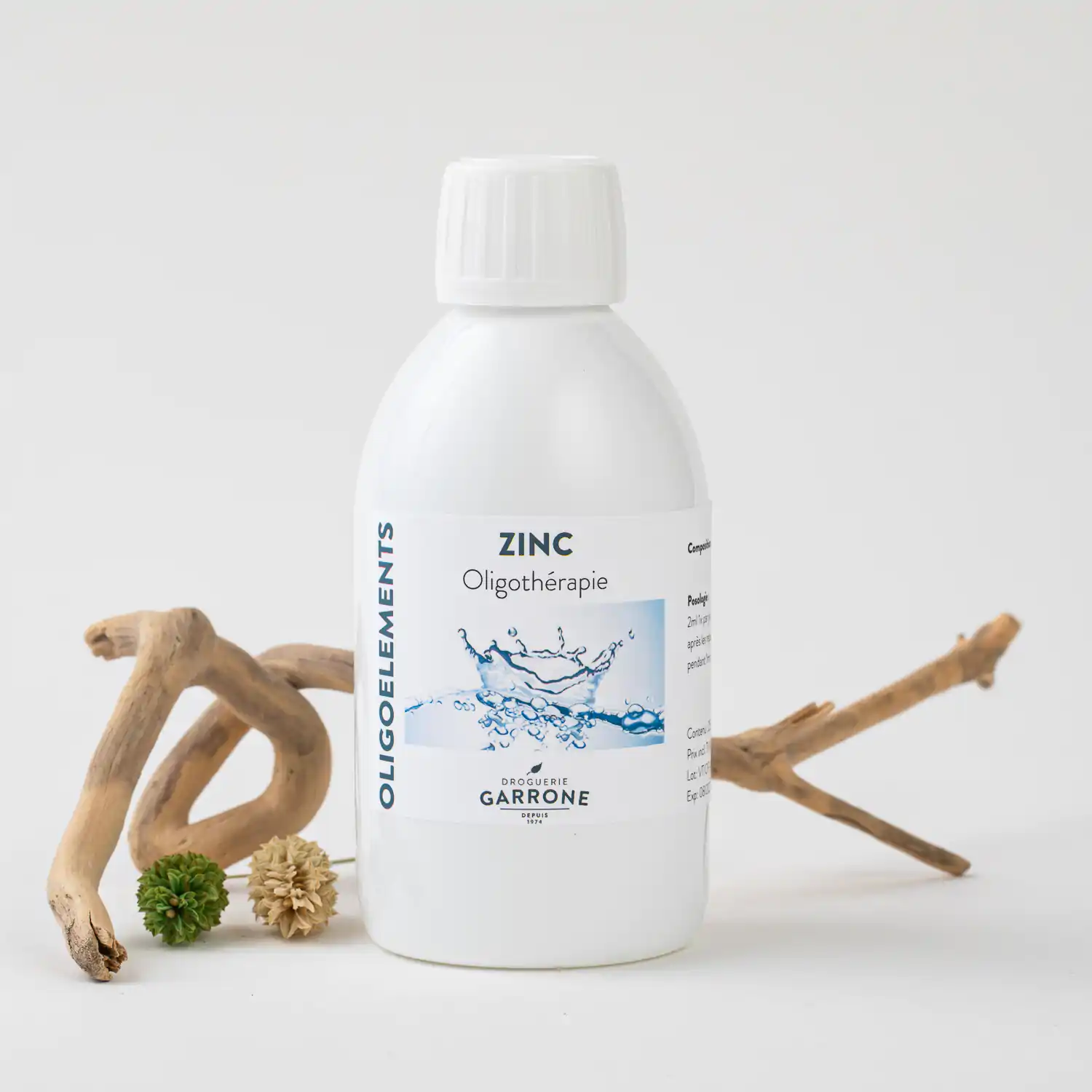 Oligoélément Zinc 60ml ou 250ml