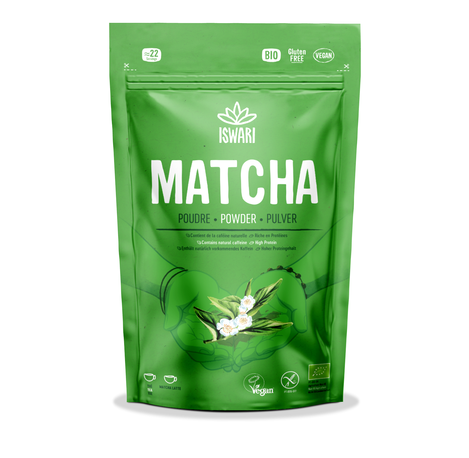 Thé Matcha BIO Iswari, 70g